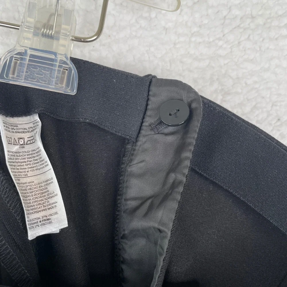 Banana Republic Sloan Black Slim Fit Seamed Front Pants‎ 8L High Rise Workwear